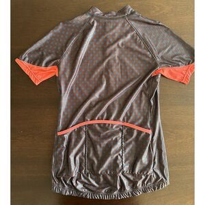 Machines for Freedom Cycling Jersey Shirt Women M Burgundy Blue VG Cond